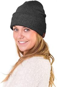 img 3 attached to 🧣 OZERO Winter Beanie Hat - Thermal Polar Fleece Ski Stocking Skull Cap for Men and Women - Ideal for Daily Wear and Outdoor Activities