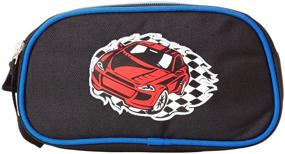 img 4 attached to Obersee Kids Racecar Travel Toiletries Bag: Ultimate Bathroom and Shower Organizer