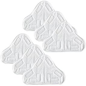 img 2 attached to 🧽 Top-Rated 6 Replacement Pads Compatible with H2O H20 Steam Mop X5