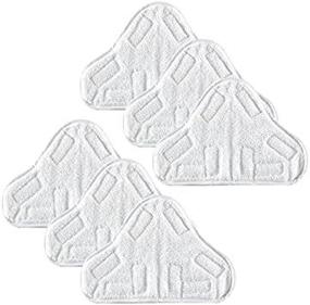 img 4 attached to 🧽 Top-Rated 6 Replacement Pads Compatible with H2O H20 Steam Mop X5