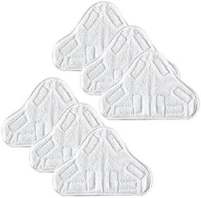 img 1 attached to 🧽 Top-Rated 6 Replacement Pads Compatible with H2O H20 Steam Mop X5