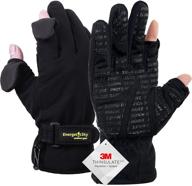 🧤 energeticsky waterproof winter gloves: 3m thinsulate ski & snowboard gloves for men and women - touchscreen, fishing, photography, hunting and more логотип