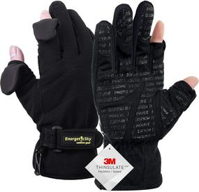 img 4 attached to 🧤 EnergeticSky Waterproof Winter Gloves: 3M Thinsulate Ski & Snowboard Gloves for Men and Women - Touchscreen, Fishing, Photography, Hunting and More