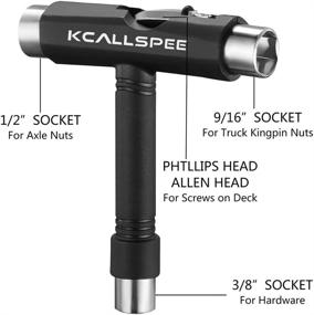 img 2 attached to Kcallspee Skateboard Screwdriver Universal Longboard