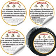 warning container stickers waterproof melting logo