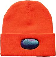 🎩 impostor fashion trend classic winter warm knit hat beanie cap | awyjcas video game games - ideal for children, adults, and adolescents logo