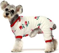 premium thermal pet winter clothes: dog pajamas, cat onesies, jumpsuits, puppy outfits - thick velvet material logo