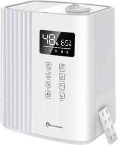 img 4 attached to Elechomes Humidifier Humidifiers Bedroom Shut Off Heating, Cooling & Air Quality