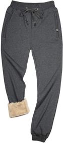 img 4 attached to Gihuo Athletic Sweatpants Lightgrey Straight