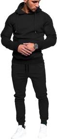 img 4 attached to COOFANDY Tracksuit Sweatsuit Jogging Athletic Men's Clothing in Active