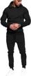 coofandy tracksuit sweatsuit jogging athletic men's clothing in active logo