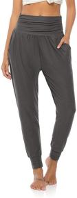 img 4 attached to DIBAOLONG Women's Yoga Sweatpants - Loose Workout Joggers Pants, Comfy Lounge Pants with Pockets