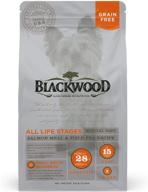 🐟 blackwood pet food 22323: all life stages, special diet, grain-free salmon meal & field pea recipe - 30lb logo