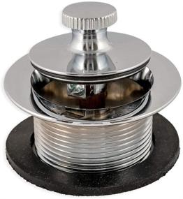 img 4 attached to 🛀 Innovative Eastman 35233 Lift-n-Turn Bathtub Drain: 1-1/2-inch Strainer & Stopper with Chrome Finish