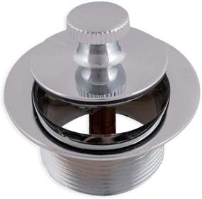 img 2 attached to 🛀 Innovative Eastman 35233 Lift-n-Turn Bathtub Drain: 1-1/2-inch Strainer & Stopper with Chrome Finish
