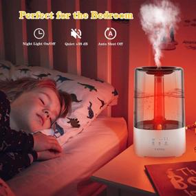 img 1 attached to Увлажнитель воздуха с эфирным диффузором "LoiStu Humidifier Essential Diffuser Shut Off