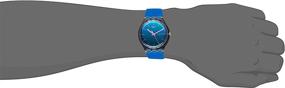 img 2 attached to 🕑 Силиконовый ремешок Swatch Transformation Blue: Стильные и повседневные часы (Модель: SUOK711)