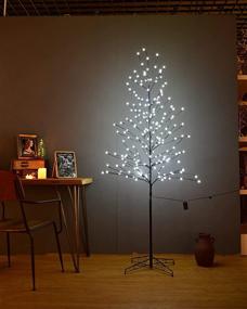 img 4 attached to 🎄 Leruckdite LED Tree Ball Light 6FT 208L LED Christmas Tree Decorations: Stunning Indoor/Outdoor Artificial Light Decoration for Bedroom and Home