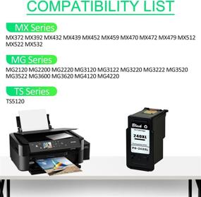 img 3 attached to 🖨️ High-Quality GREENCYCLE Remanufactured Ink Cartridge for Canon PG-240XL - Compatible with PIXMA MG Series & MX Series Printers (Black, 1 Pack)