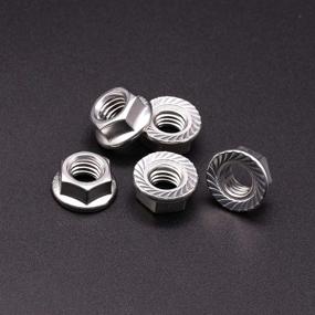 img 2 attached to Serrated Flange Stainless Bright Finish Hardware in Nails, Screws & Fasteners
