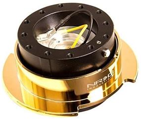 img 1 attached to NRG Innovations SRK-250BK/CG Комплект быстрого снятия (черное корпус / хромовое золотое кольцо)