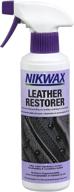 revitalize and protect your leather: nikwax leather restorer, 10 fl. oz. logo