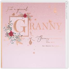 img 2 attached to 🎄 Clintons Foiled Text Granny Christmas: Heartwarming & Festive Greeting!