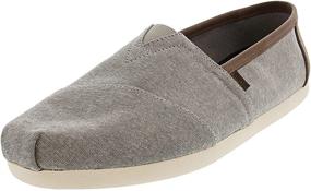 img 3 attached to 👟 Frost Chambray Men's Alpargata Shoes by TOMS: Comfort and Style at Its Finest