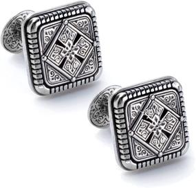 img 4 attached to Konstantino Sterling Silver Square Cufflinks
