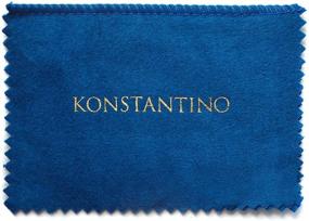 img 1 attached to Konstantino Sterling Silver Square Cufflinks