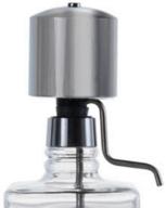 premium lead-free crystal mouthwash dispenser: 💎 effortlessly dispense perfect measures with twin chrome pumps logo