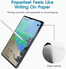 img 3 attached to 📱 2 Pack Paperfeel Screen Protector for iPad Pro 12.9 (2021/2020/2018) - Anti-Glare PET Film with Easy Installation Kit