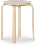 🪑 linon home decor stacking stool, natural - 17.13'' x 17.13'' x 17.72''- improve your seo! логотип