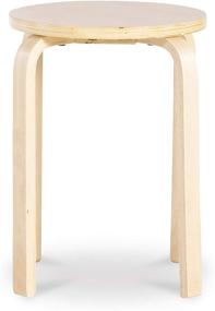 img 3 attached to 🪑 Linon Home Decor Stacking Stool, Natural - 17.13'' x 17.13'' x 17.72''- Improve your SEO!