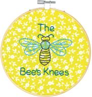dimensions needlecrafts bees knees embroidery logo