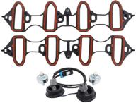 high-quality knock sensor harness intake manifold gasket kit: compatible with chevy, pontiac, buick, cadillac, gmc - genuine oem part 12601822 104566030 - by lucky seven logo