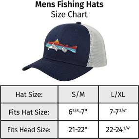 img 2 attached to 🧢 Flexible Fit Mesh Trucker Hat for Men - HDE Fishing Hats Baseball Cap