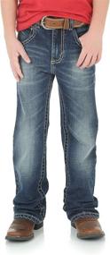 img 4 attached to 👖 Vintage Boot Canyon Boys' Jeans by Wrangler − Stylish Boys Clothing
