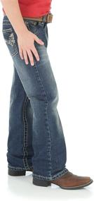 img 2 attached to 👖 Vintage Boot Canyon Boys' Jeans by Wrangler − Stylish Boys Clothing