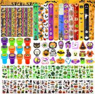 spooky halloween stationery supplies: stickers and bracelets for creepy fun! logo