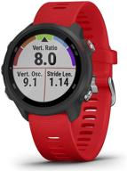 🔴 red silicone replacement wristbands for garmin gincoband forerunner 245/245m/forerunner 645/viomove hr/vivoactive 3 logo