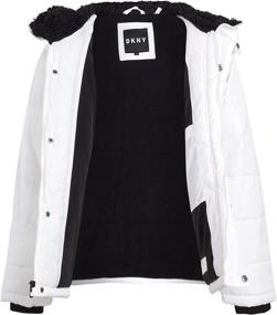 img 3 attached to DKNY Boys Winter Coat Windbreaker: A Stylish Addition to Boys' Clothing for Jackets & Coats