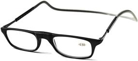 img 4 attached to Lightweight Hang Neck Magnetic Reading Glasses for Men and Women - Optimized Eyeglasses for a Convenient Experience