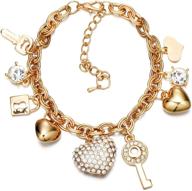 gold chain link bracelet bracelets logo