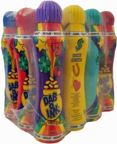 img 1 attached to 🎱 Dab-O-Ink Bingo Dauber - 12 Pack - 3 oz - Assorted Colors