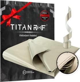 img 4 attached to 📡 TitanRF Faraday Fabric Kit: Shield RF Signals with Military Grade Conductive Material (WiFi, Cell, Bluetooth, RFID, EMF Radiation) - Includes TitanRF Fabric, Tape, and Instructions