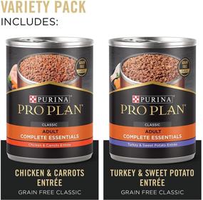 img 3 attached to 🐶 Purina Pro Plan Grain-Free Pate Wet Dog Food Assortment, SAVOR Grain-Free Chicken & Turkey - 13 oz. Cans (12-Pack)