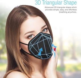 img 3 attached to 🔒 SUNCOO Protective KN95 Mask Pack for Occupational Health and Safety