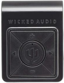 img 4 attached to 🔌 Аудиоприемник Wicked Audio Reach Bluetooth - превратите ваши проводные наушники или наушники в беспроводные - совместим с домашними кинотеатрами и системами объемного звука - стильный черный дизайн.