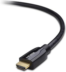 img 1 attached to 🔌 Кабель Cable Matters Premium Certified HDMI to HDMI (6 футов) - Поддержка 4K HDR, Черный, Премиум Качество изображения